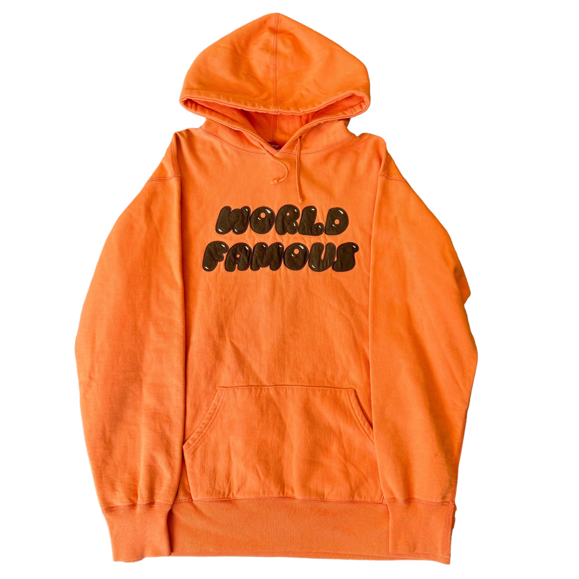SUPREME World Famous Bubble Letter Hoodie Sweatshirt Rare