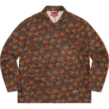 Load image into Gallery viewer, NEW Supreme Denim Chore Coat Flowers Sz Large