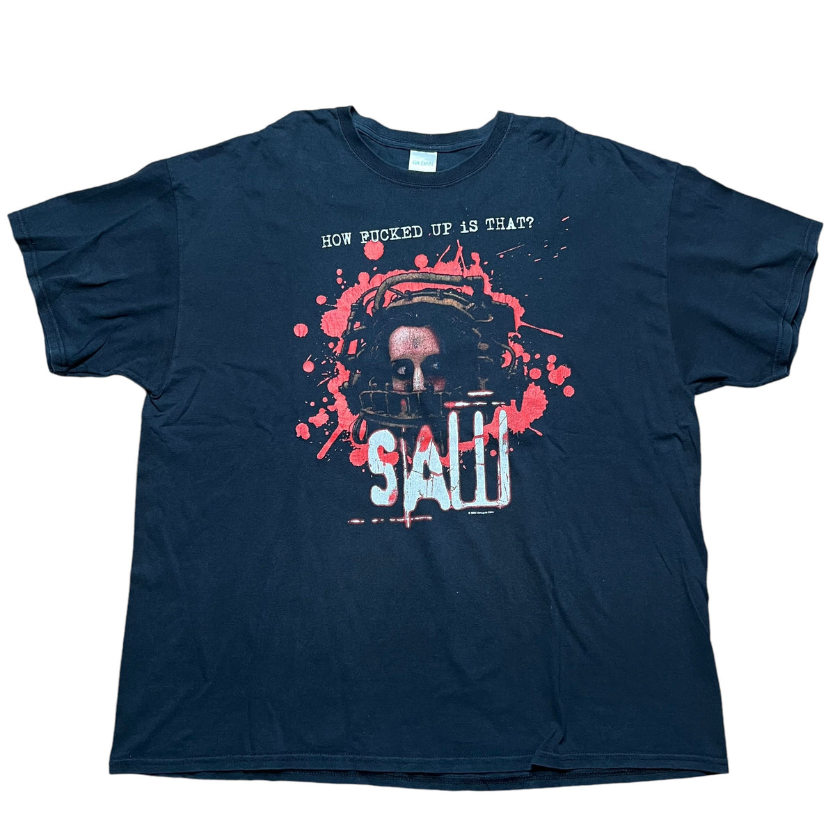 Vintage Saw How F*cked Up Is That Jigsaw 2004 Film Promo T Shirt