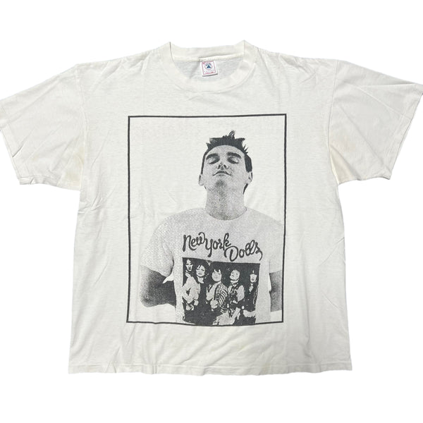 Vintage Morrissey of The Smiths Photo Tee on Delta Tagged XL - New York Dolls