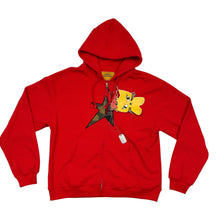 Load image into Gallery viewer, New Carpet Company C-Star Thermal Zip Hoodie Red Size Medium