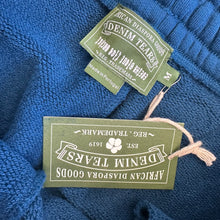 Load image into Gallery viewer, New Denim Tears Teal Blue Cotton Wreath Sweatpants Size Medium