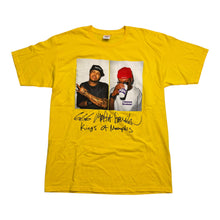 Load image into Gallery viewer, New Supreme Three Six Mafia Tee Yellow Size Large