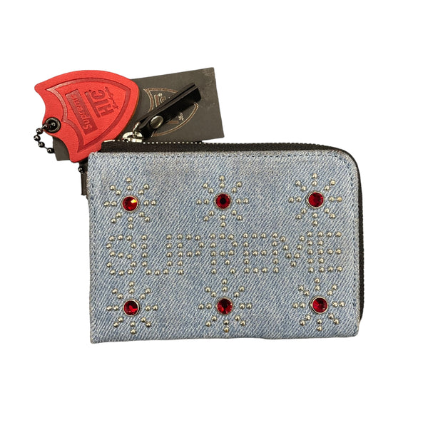 New Supreme Hollywood Trading Company Studded Wallet Denim