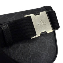 Load image into Gallery viewer, Gucci GG Supreme Interlocking G Patch Belt Bag Black One Size