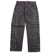 Load image into Gallery viewer, NEW Supreme Shibori Loose Fit Jean Black Sz 32
