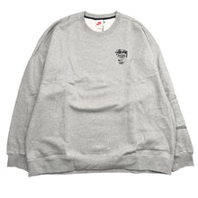 Load image into Gallery viewer, NEW Nike x Stussy NRG ZR Crew Fleece Dark Grey Heather Sz 2XL