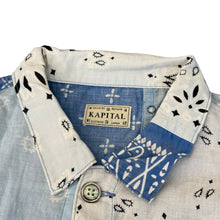 Load image into Gallery viewer, Kapital Patchwork Bandana 1st Shirt Jacket Blue Sz 5