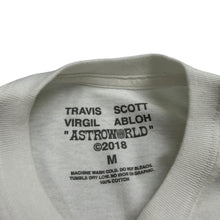 Load image into Gallery viewer, New Travis Scott x Virgil Abloh Astroworld By A Thread Tee White Sz M