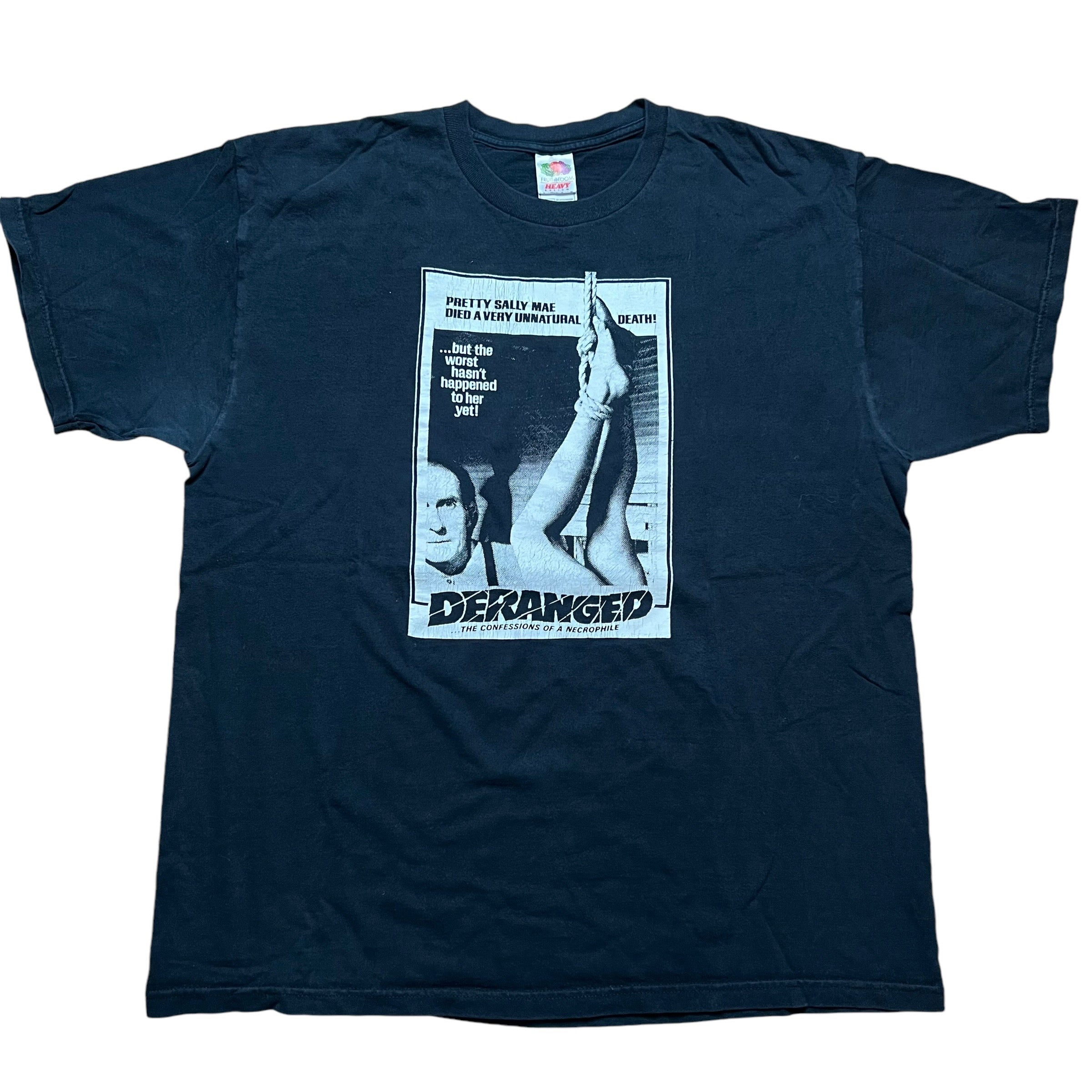 Vintage Deranged: The Confessions of a Necrophile T Shirt 90s 
