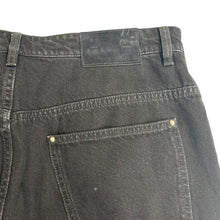 Load image into Gallery viewer, Louis Vuitton Monogram Carpenter Denim Jeans Black Sz 34