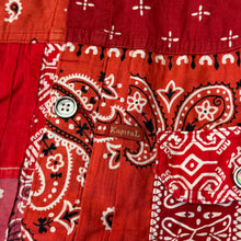 Load image into Gallery viewer, Kapital Patchwork Bandana 1st Shirt Jacket Red Sz 5