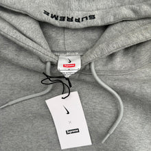 Load image into Gallery viewer, NEW Supreme Nike Hooded Sweatshirt Grey Sz Large