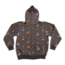 Load image into Gallery viewer, A Bathing Ape Baby Milo Junk Food All Over Print Full Zip Hoodie Grey Size Large