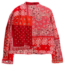 Load image into Gallery viewer, Kapital Patchwork Bandana 1st Shirt Jacket Red Sz 5