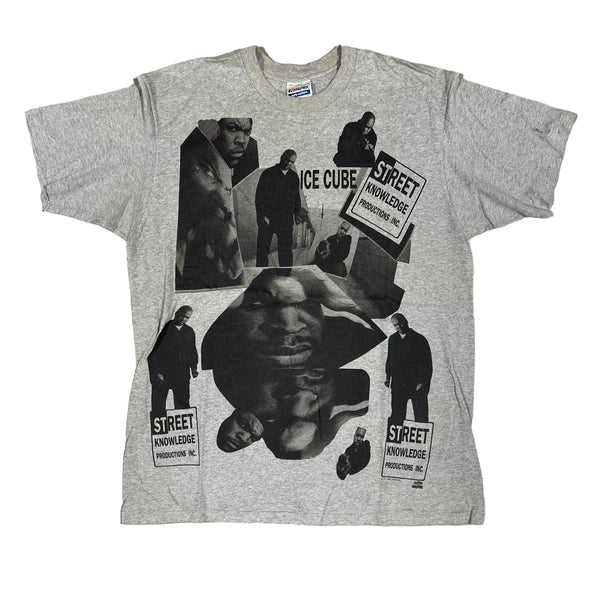 Vintage Ice Cube Street Knowledge Rap Album Promo All Over Print T Shirt 90s XL