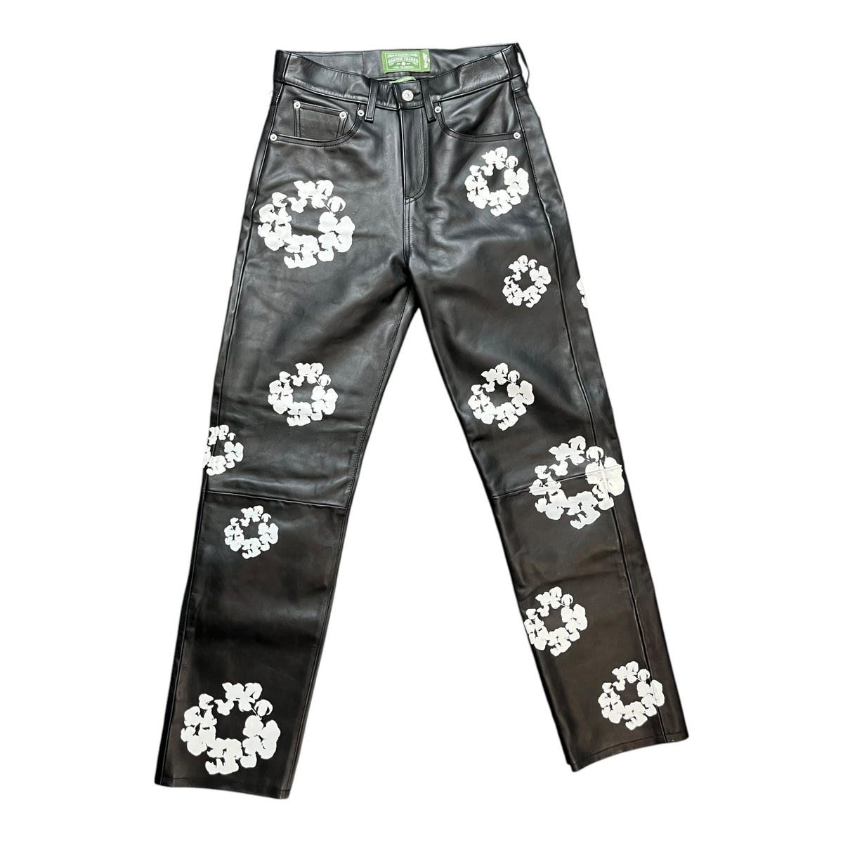 New Denim Tears Cotton Reef Leather Pants NWT Sz 28x32 – Reset Web