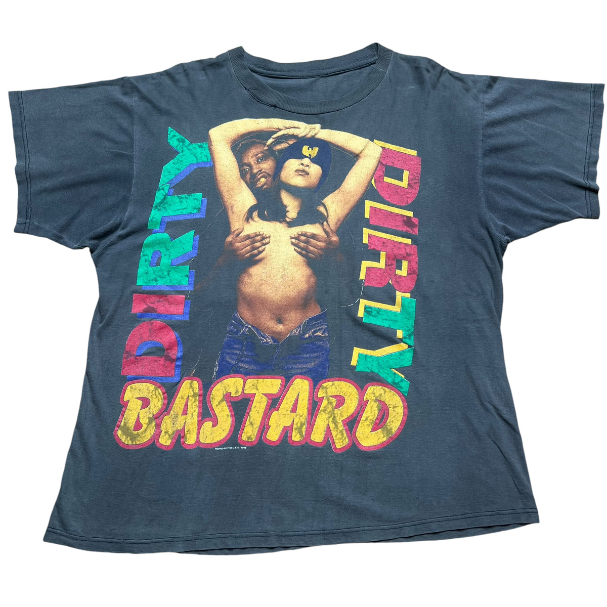 Vintage Ol' Dirty Bastard ODB Shimmy Shimmy Ya Rap T Shirt 90s Wu