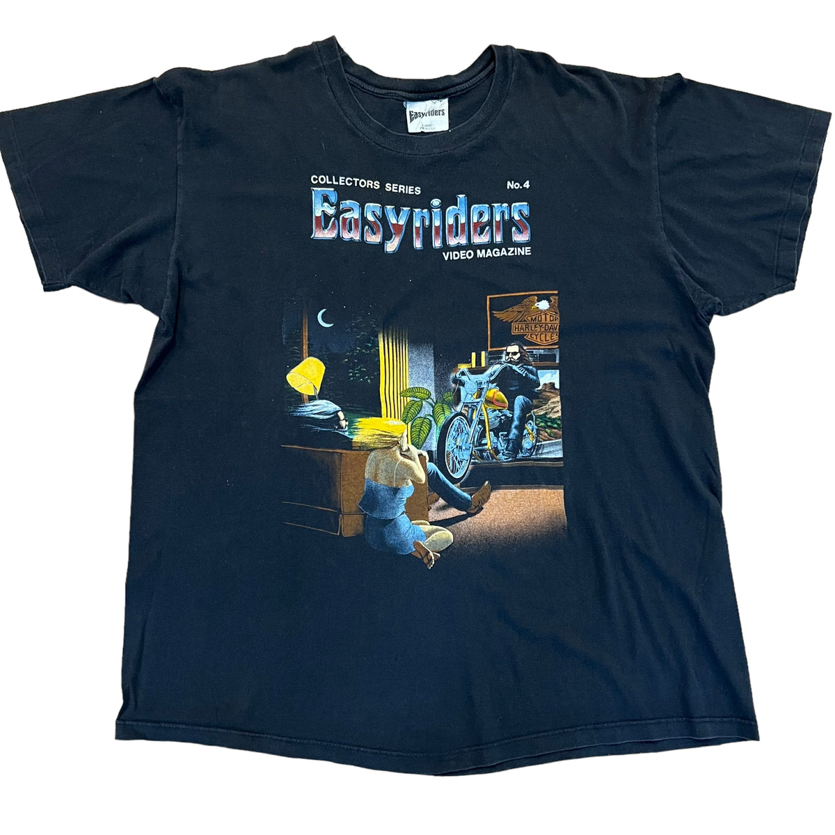 Vintage EASYRIDERS No. 4 Collectors Series Video Magazine T Shirt  