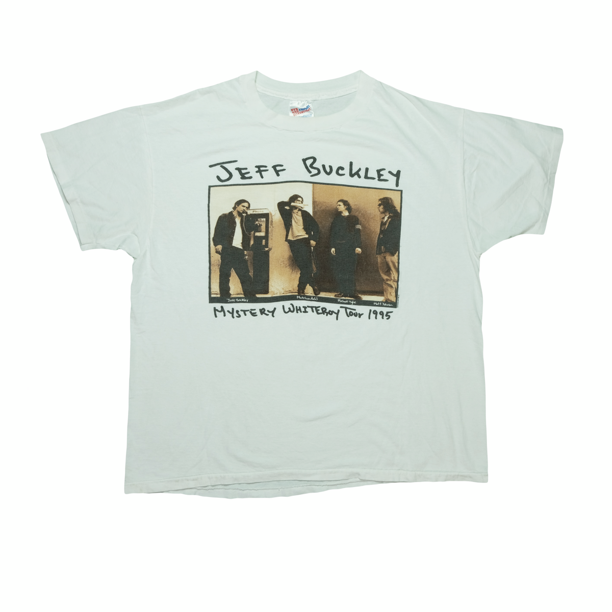 Vintage Jeff Buckley Mystery White Boy 1995 Tour T Shirt 90s White