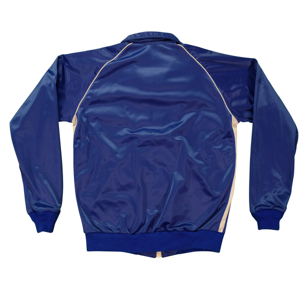 Vintage NIKE Sportswear Spell Out Swoosh Full Zip Track Jacket 70s 80s Blue