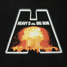 Load image into Gallery viewer, Vintage TULTEX The Harris Brothers Heavy D & Big Ron H-Bomb Wrestling T Shirt 90s Black XL
