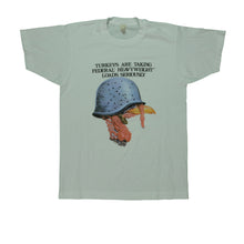 Load image into Gallery viewer, Vintage SCREEN STARS Turkeys Are Taking Federal Heavyweight Loads Seriously T Shirt 90s White