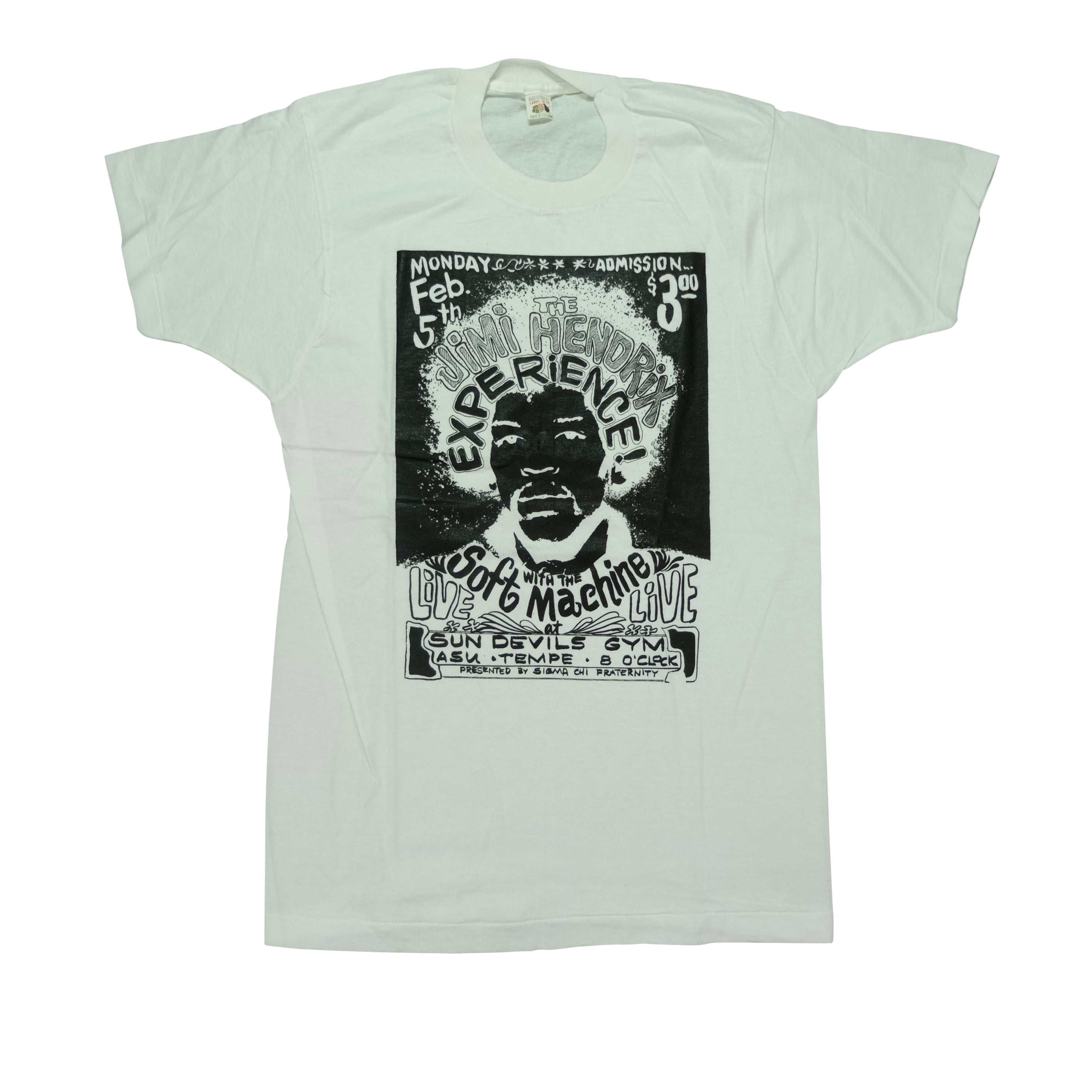 Vintage The Jimi Hendrix Experience With the Soft Machine Arizona