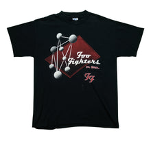 Load image into Gallery viewer, Vintage MURINA Foo Fighters Invasion of Tour T Shirt 90s Black L