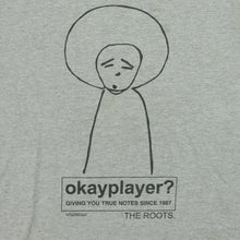 Load image into Gallery viewer, Vintage BLUE GRAPE Okayplayer The Roots 1999 T Shirt 90s Gray