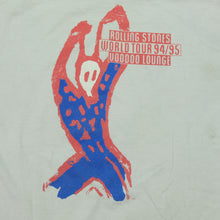 Load image into Gallery viewer, Vintage BROCKUM Rolling Stones Voodoo Lounge International 1994-95 Tour T Shirt 90s White XL