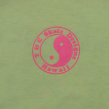 Load image into Gallery viewer, Vintage T&C Skate Designs Hawaii Out of Control 1987 T Shirt 80s Yellow XL