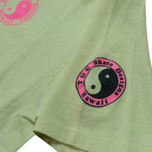 Load image into Gallery viewer, Vintage T&C Skate Designs Hawaii Out of Control 1987 T Shirt 80s Yellow XL