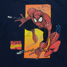 Load image into Gallery viewer, Vintage Spider-Man Marvel Comics 1993 T Shirt 90s Navy Blue XL
