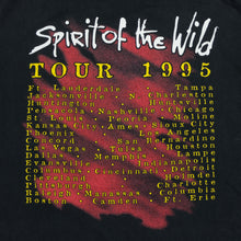 Load image into Gallery viewer, Vintage WINTERLAND Ted Nugent Spirit of the Wild Album Tour 1995 T Shirt 90s Black L