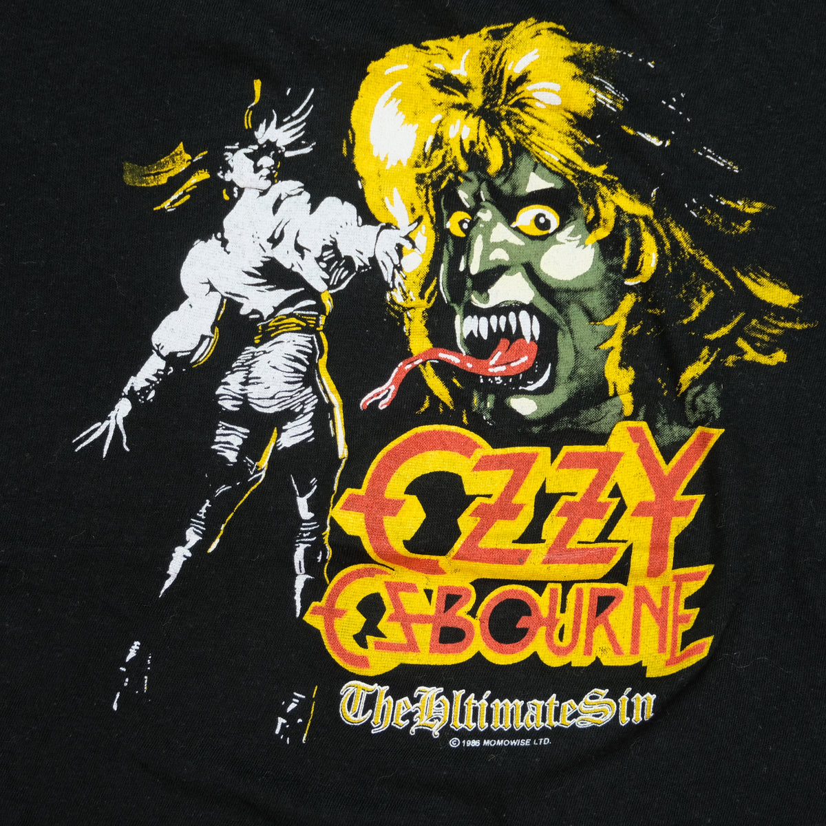 Vintage 1986 Ozzy Osbourne The Ultimate Sin Album Tee | Reset 