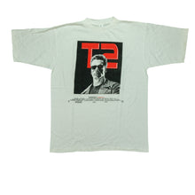 Load image into Gallery viewer, Vintage Terminator 2: Judgement Day Arnold Schwarzenegger 1991 Film Promo T Shirt 90s White XL