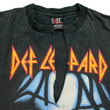 Load image into Gallery viewer, Vintage GIANT Def Leppard I Suppose A Rock’s Outta The Question 1992 Tour Sleeveless T Shirt 90s Black XL