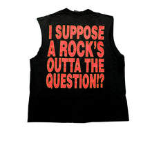 Load image into Gallery viewer, Vintage GIANT Def Leppard I Suppose A Rock’s Outta The Question 1992 Tour Sleeveless T Shirt 90s Black XL