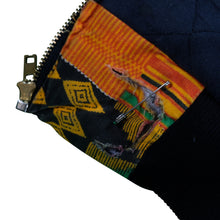 Load image into Gallery viewer, Vintage Malcolm X By Any Means Necessary Varsity Jacket 90s Orange Green Black