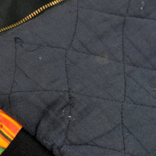 Load image into Gallery viewer, Vintage Malcolm X By Any Means Necessary Varsity Jacket 90s Orange Green Black