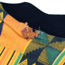 Load image into Gallery viewer, Vintage Malcolm X By Any Means Necessary Varsity Jacket 90s Orange Green Black