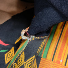 Load image into Gallery viewer, Vintage Malcolm X By Any Means Necessary Varsity Jacket 90s Orange Green Black