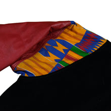 Load image into Gallery viewer, Vintage CROSS COLOURS Post Hip Hop Nation Academic Hard Wear Spell Out Wool Leather Varsity Jacket 90s Black 2