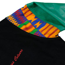 Load image into Gallery viewer, Vintage CROSS COLOURS Post Hip Hop Nation Academic Hard Wear Spell Out Wool Leather Varsity Jacket 90s Black 2