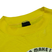 Load image into Gallery viewer, Vintage You Can Make It in a Honda T Shirt 80s Yellow