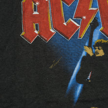 Load image into Gallery viewer, Vintage AC/DC Let There Be Rock Album World 1977 Tour T Shirt 70s Black Red
