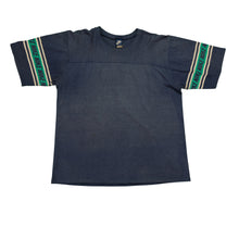 Load image into Gallery viewer, Vintage NIKE Spell Out Sleeves T Shirt 80s Navy Blue L