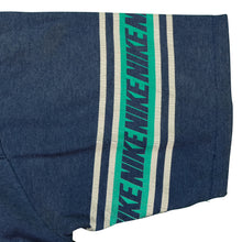 Load image into Gallery viewer, Vintage NIKE Spell Out Sleeves T Shirt 80s Navy Blue L