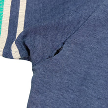 Load image into Gallery viewer, Vintage NIKE Spell Out Sleeves T Shirt 80s Navy Blue L